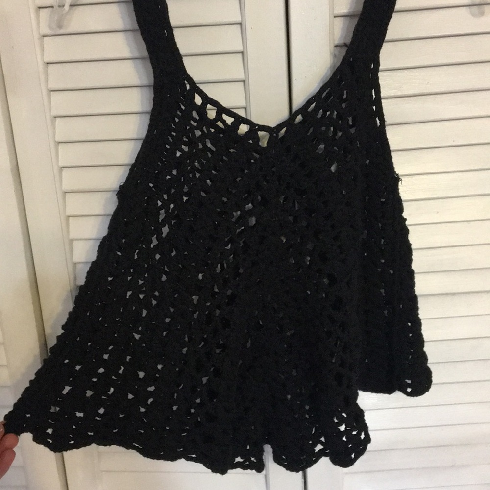 Black Knit Top